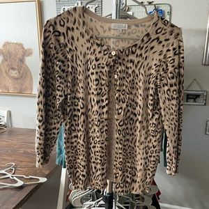 Leopard Cardigan